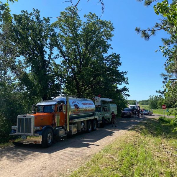 Toombs Septic Pumping Services Truck
